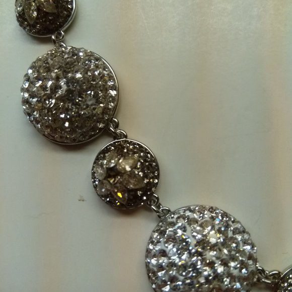Kate Spade New Silver Dome Statement Necklace - Picture 2 of 3